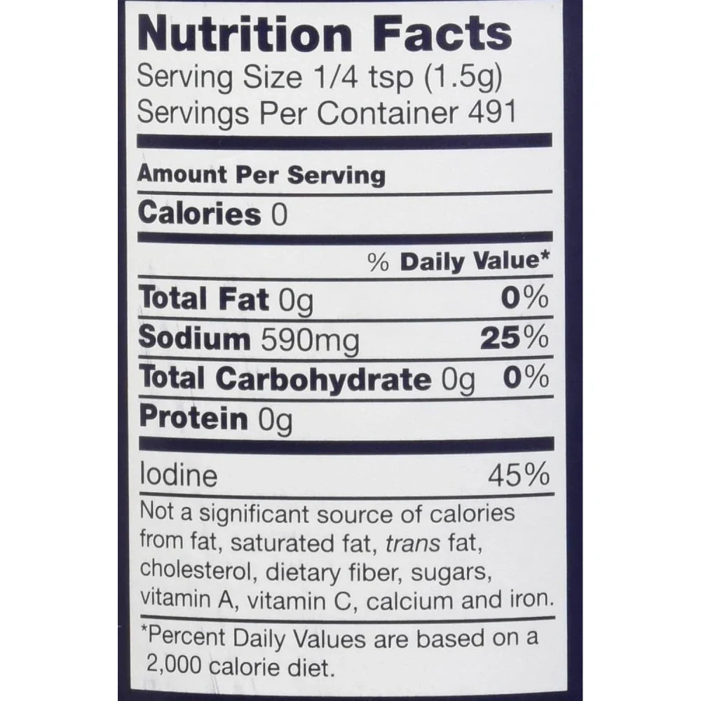Morton Salt Iodized 26 oz from Mexmax INC.