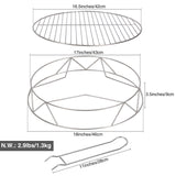 REDCAMP Fire Pit Accessory Kit for Stove From Redcamp
