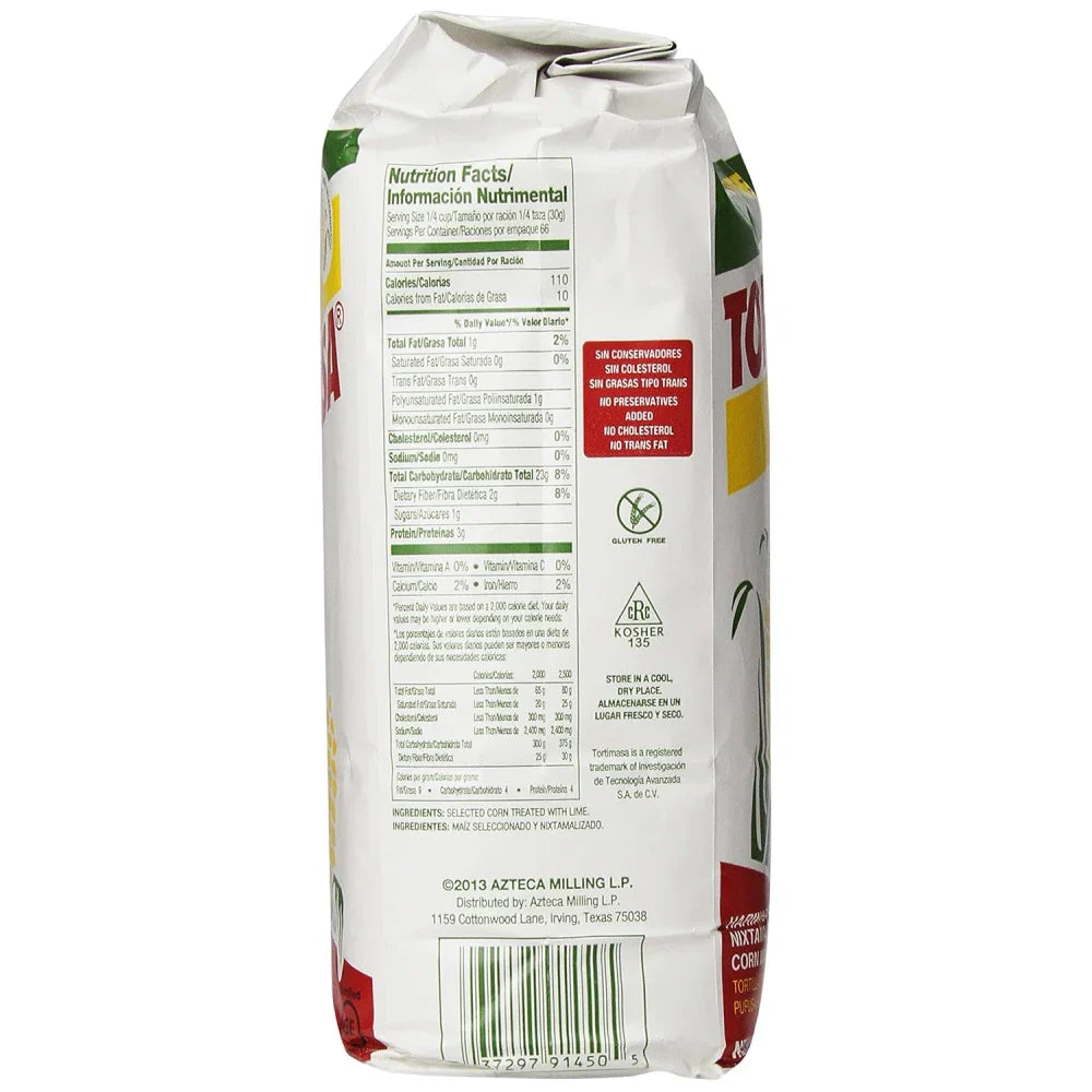 Tortimasa Corn Flour - 10 units (4.4 lb/unit) from Mexmax INC.