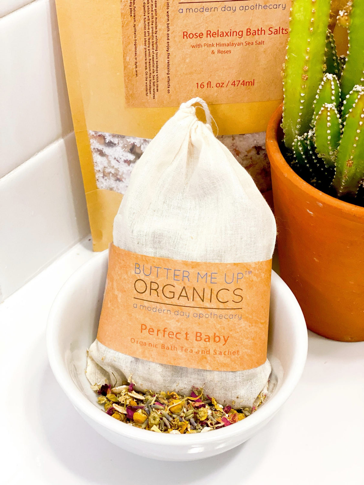 Perfect Baby Organic Bath Tea / Sachet from Butter Me Up Organics