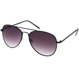 Medium Classic Retro Metal Frame Aviator Sunglasses 53mm 1372 from zeroUV