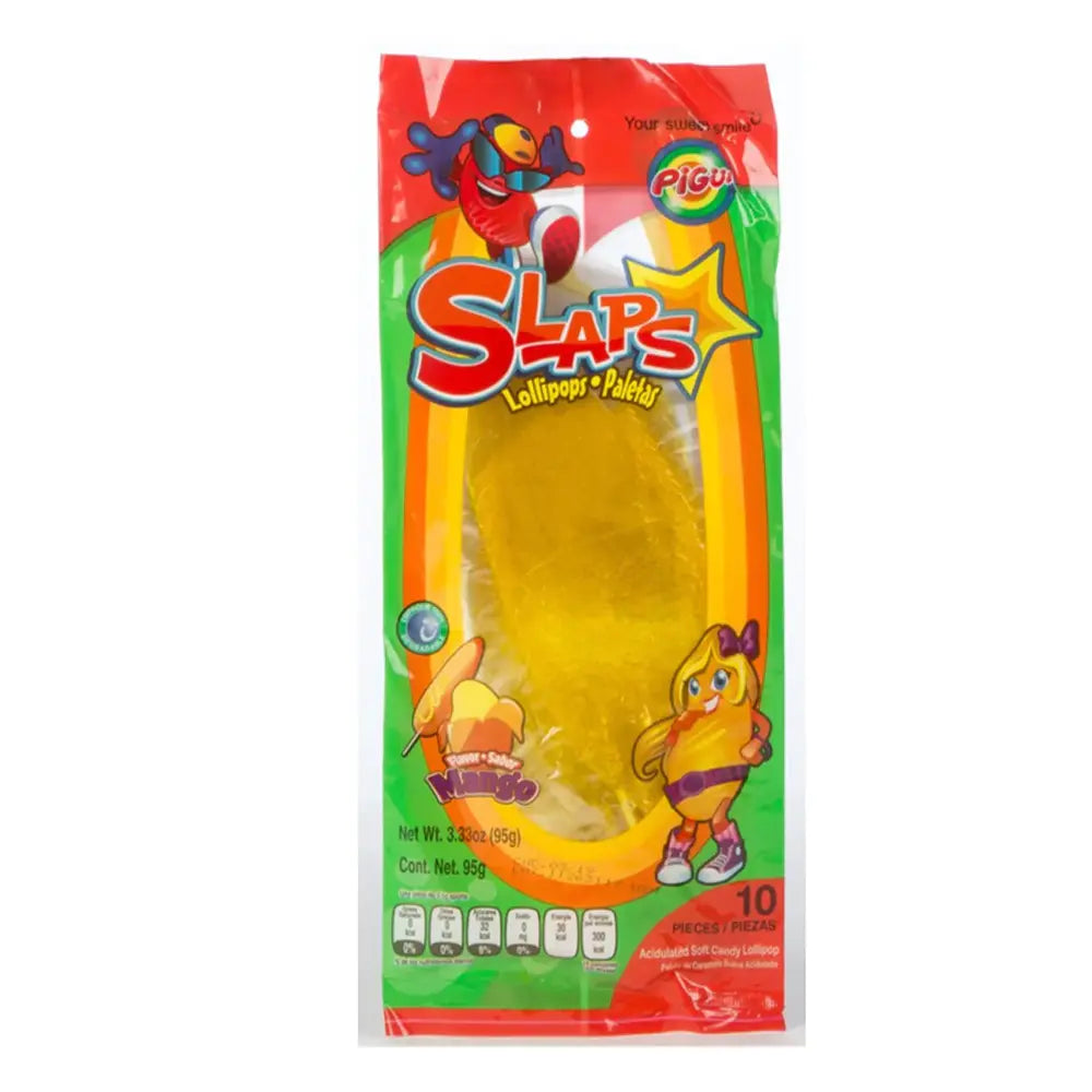Pigui slaps Mango Lollipops 10 ct 40 pack from Mexmax INC.