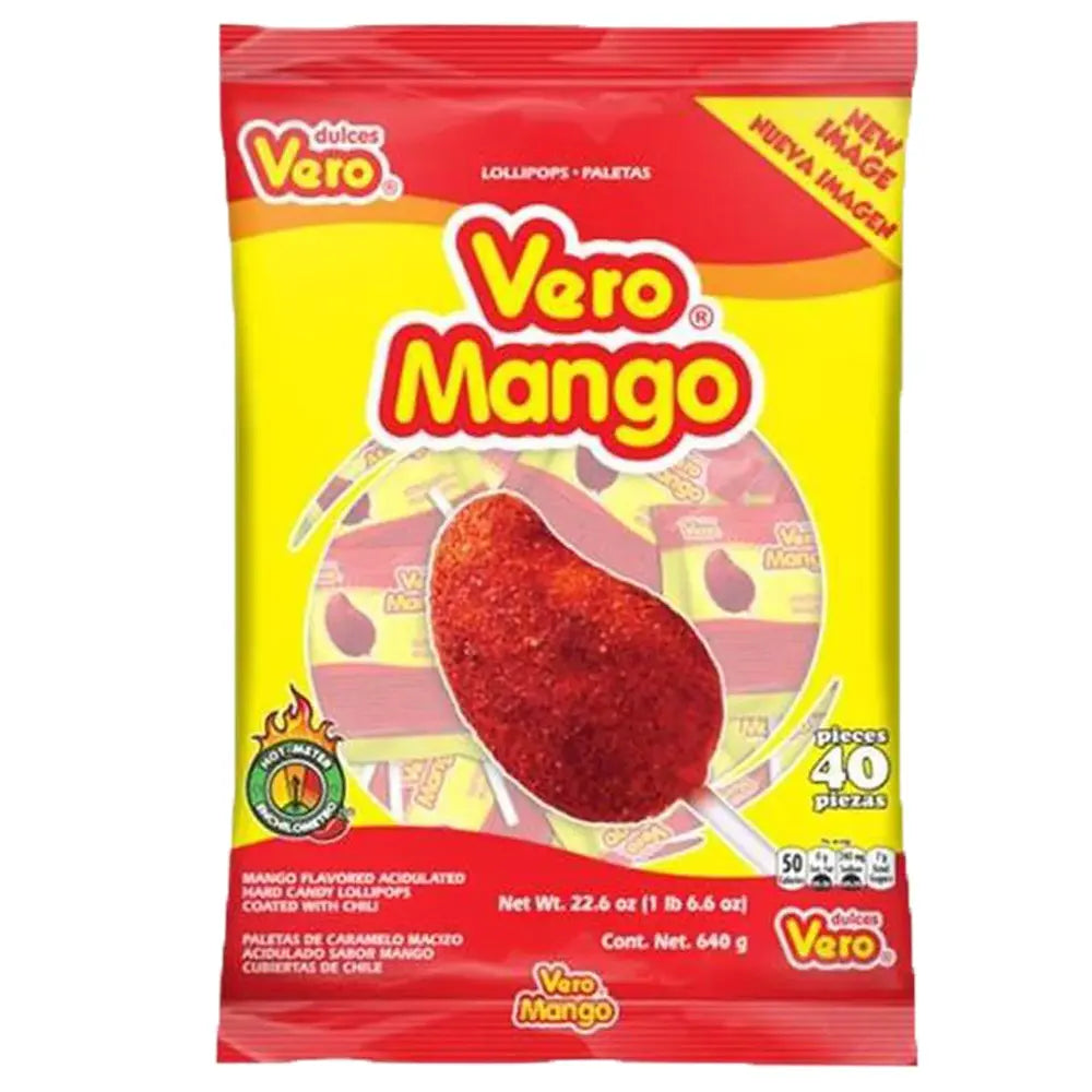 Vero Mango with Chilli Lollipop 7 pack (40 ct/pack) from Mexmax INC.