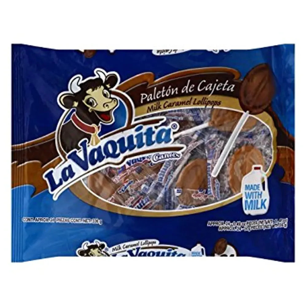 Canels Vaquita Milk Lollipop 12 pack 24 ct each from Mexmax INC.
