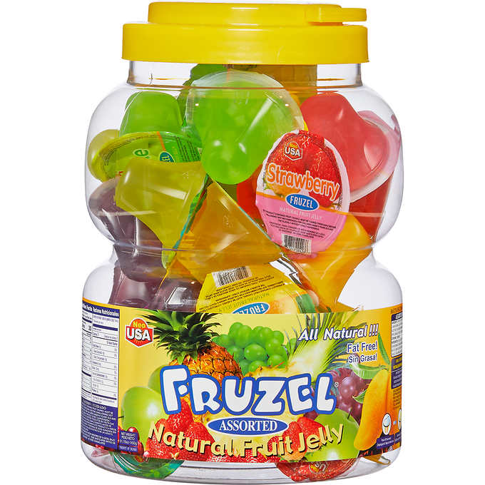 Fruzel Assorted Fruit Jelly 38 ct 6 pack from Mexmax INC.