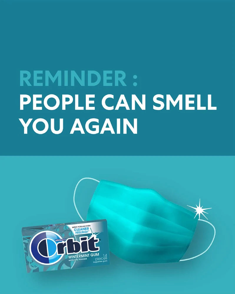 Orbit Gum Peppermint 12 units (14 pc/unit) From Mexmax INC.