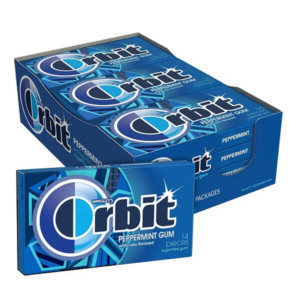 Orbit Gum Peppermint 12 units (14 pc/unit) From Mexmax INC.