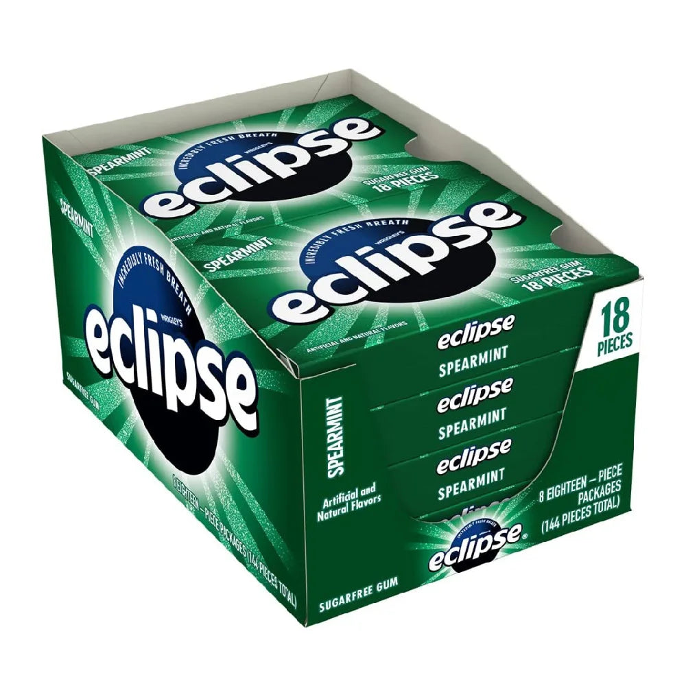 Wrigley Eclipse Edge Spearmint 8 units (18 Pc/unit) From Mexmax INC.