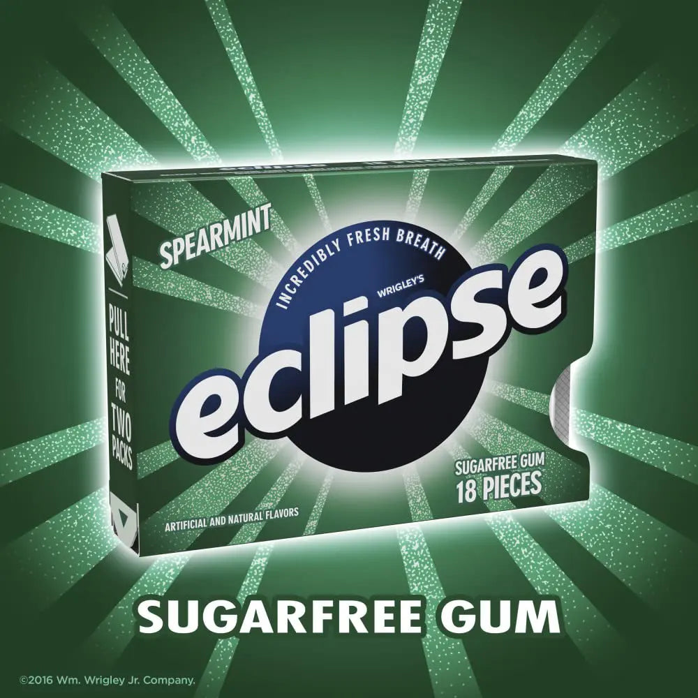 Wrigley Eclipse Edge Spearmint 8 units (18 Pc/unit) From Mexmax INC.