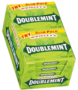 Wrigleys Gum Doublemint Green 10 units (15 pc/unit) From Mexmax INC.