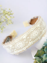Clara Lace and Linen Headband from Ash & Rose
