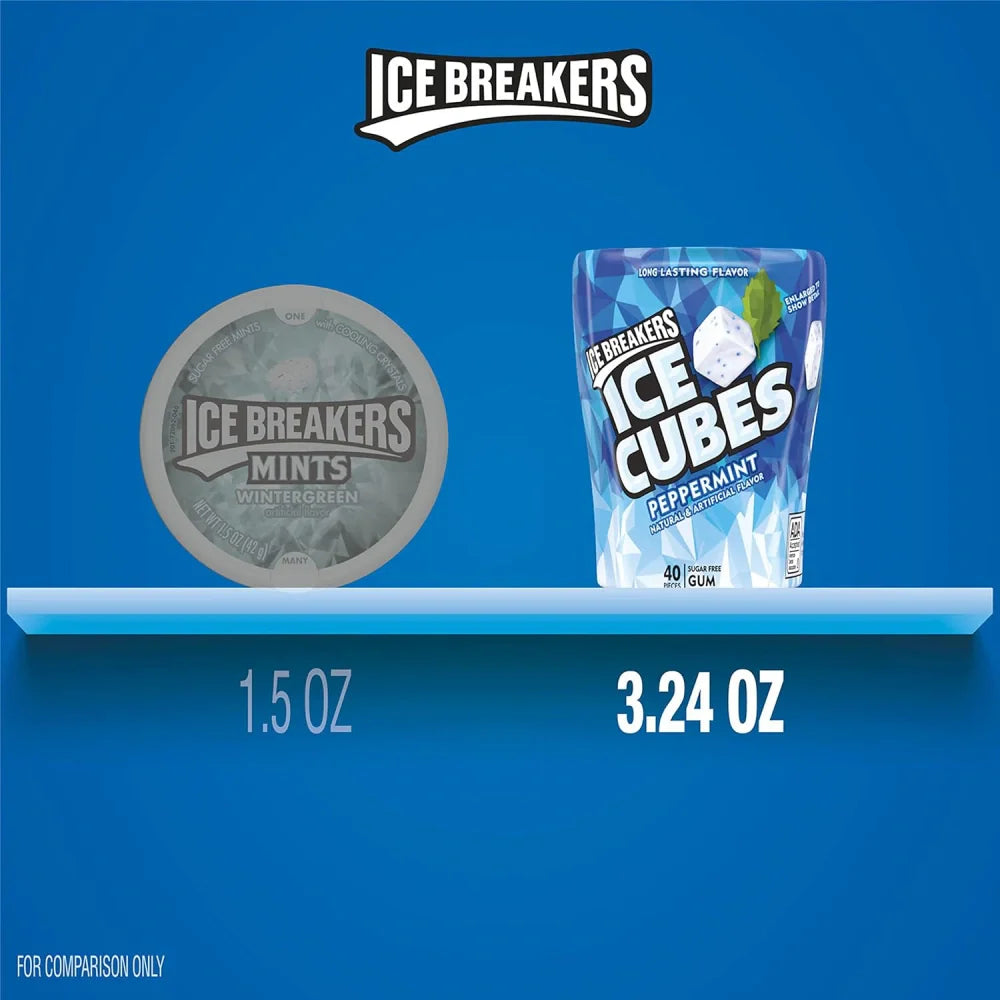 Ice Breakers Ice Cubes Peppermint 6 units (40 ct/unit) from Mexmax INC.