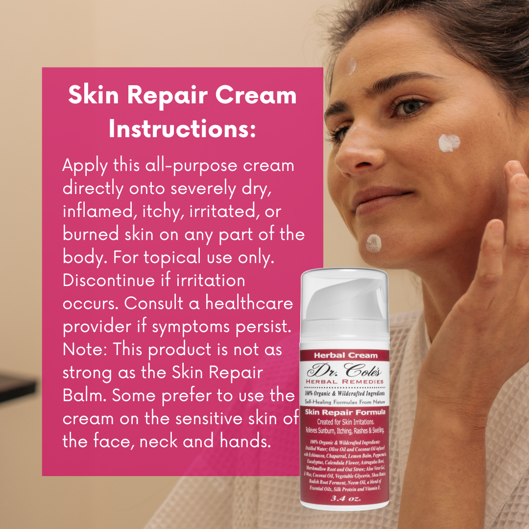 Skin Repair Balm and Cream Bundle from COLEHERBALS