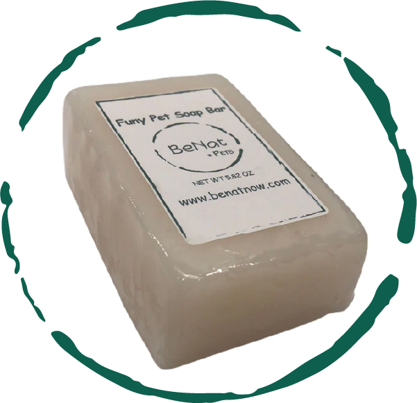 BeNat Pets. All-Natural Furry Pet Soap Bar. 5.8 oz. from BeNat