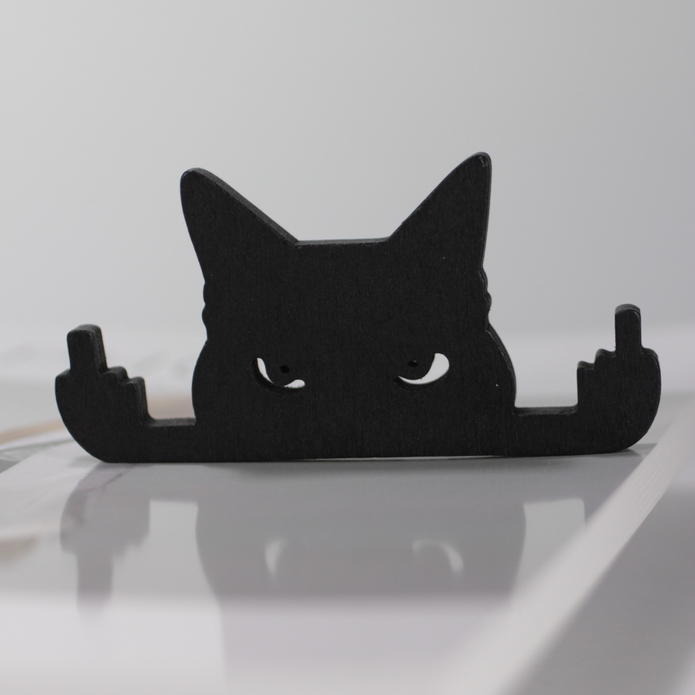 Irritated Cat Figurine from Moderny