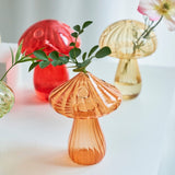 Vibrant Mushroom Glass Vases from Moderny