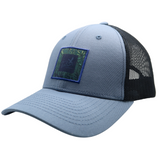 Fern Blue Trucker Hat from Talon Golf LLC