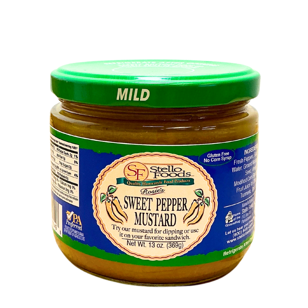 Stello Foods - Rosie's Sweet Pepper Mustard 13 oz from Stello Foods