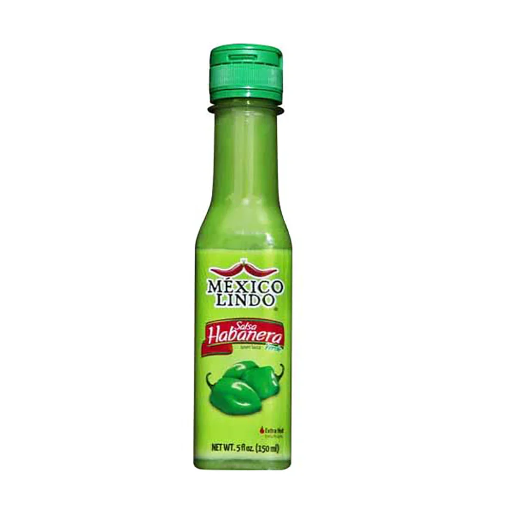 Mexico Lindo Green Habanero Sauce 5 oz from Mexmax INC.