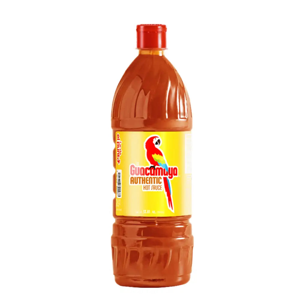 La Guacamaya Authentic Hot Sauce 33.8 oz from Mexmax INC.