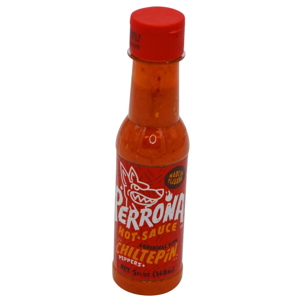 La Perrona Hot Sauce Chiltepin Red 5 oz from Mexmax INC.