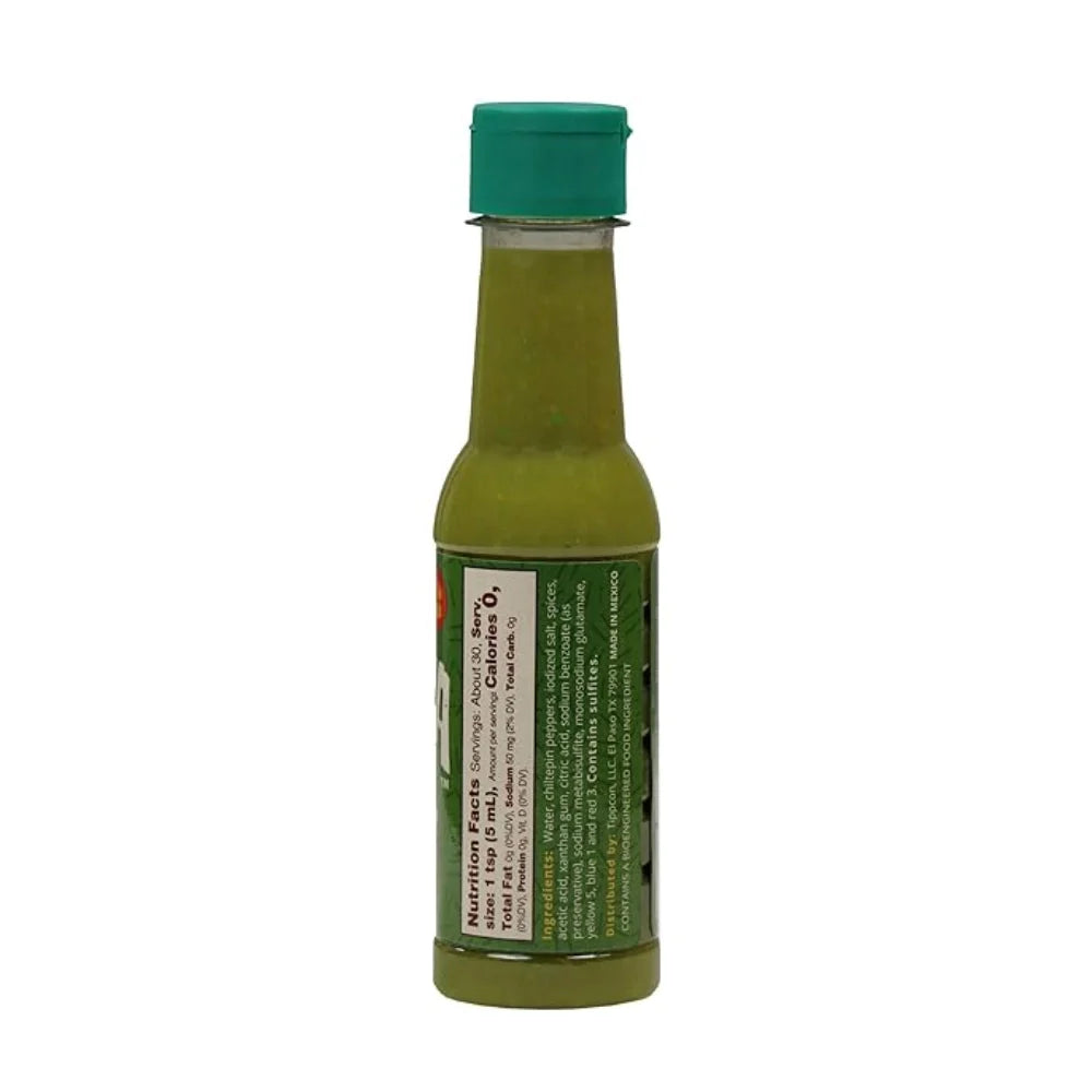 La Perrona Hot Sauce Chiltepin Green Habanero 5 oz from Mexmax INC.