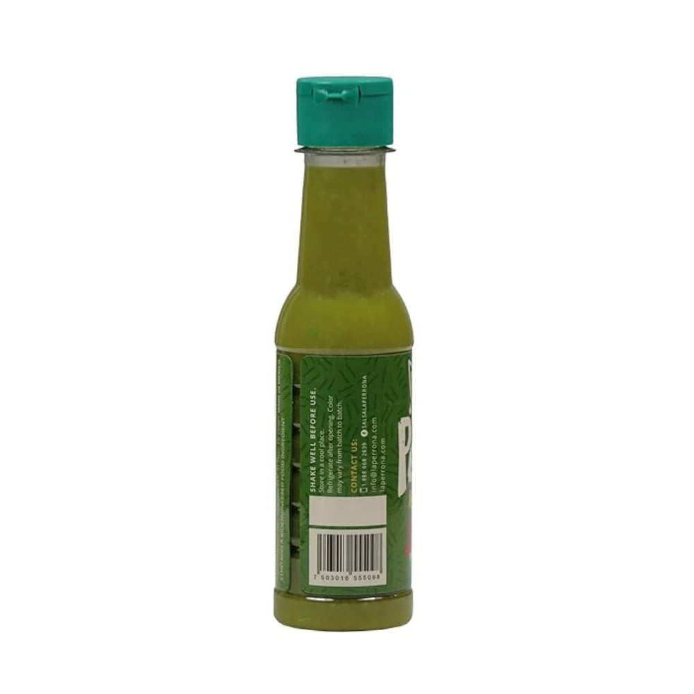 La Perrona Hot Sauce Chiltepin Green Habanero 5 oz from Mexmax INC.
