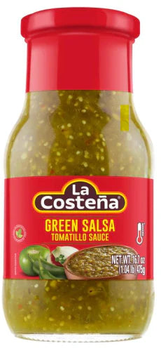 La Coste? Green Mexicana Sauce Med 16.7 oz from Mexmax INC.