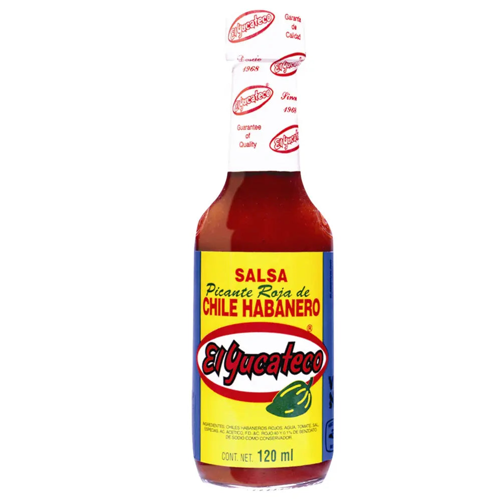 El Yucateco Red Hot Sauce 4 oz from Mexmax INC.
