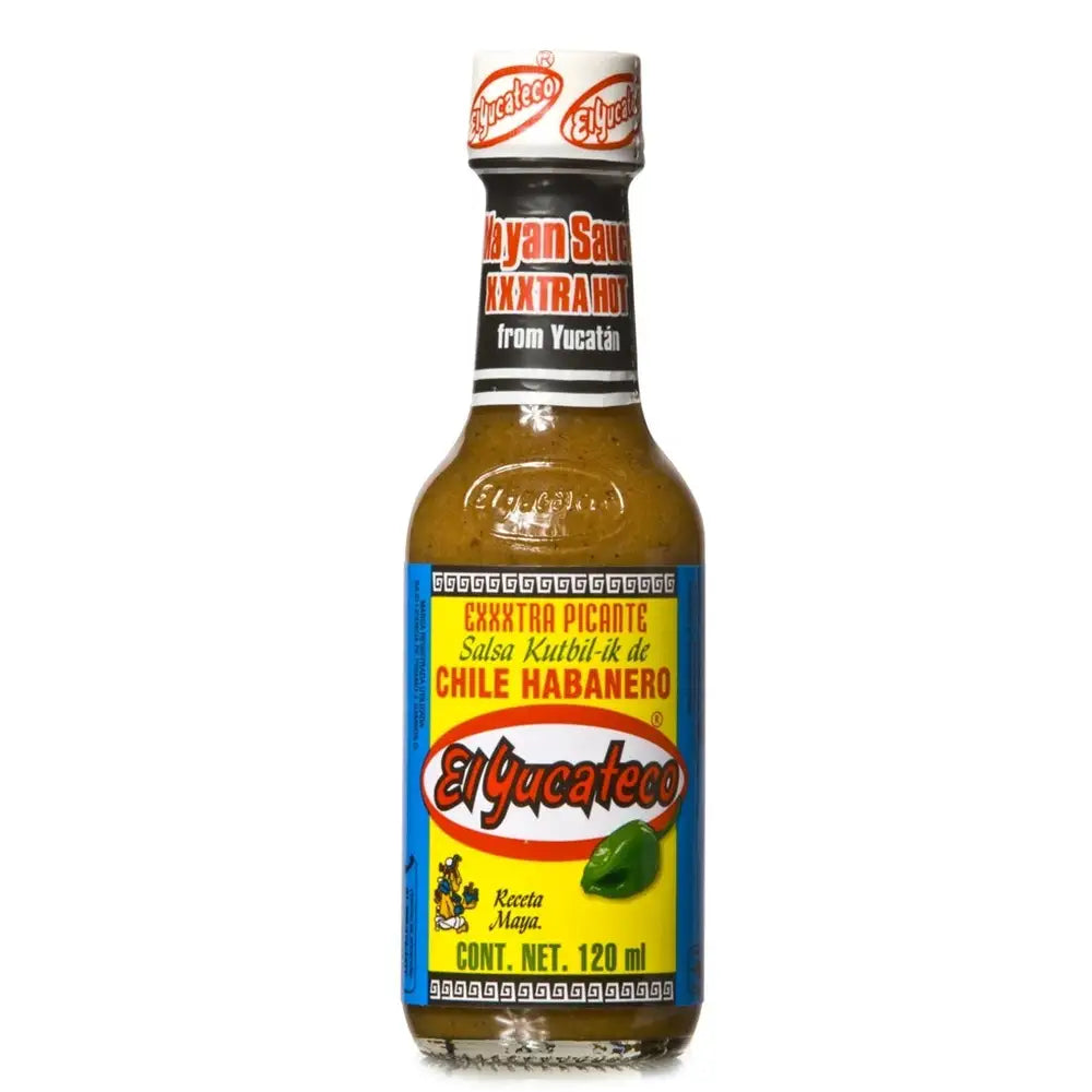 El Yucateco XXXtra Habanero Hot Sauce 4 oz from Mexmax INC.