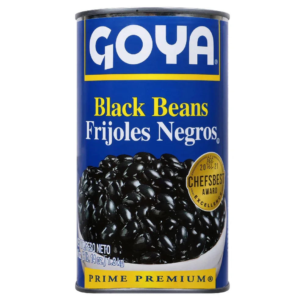 Goya Whole Black Beans 46 oz From Mexmax INC.