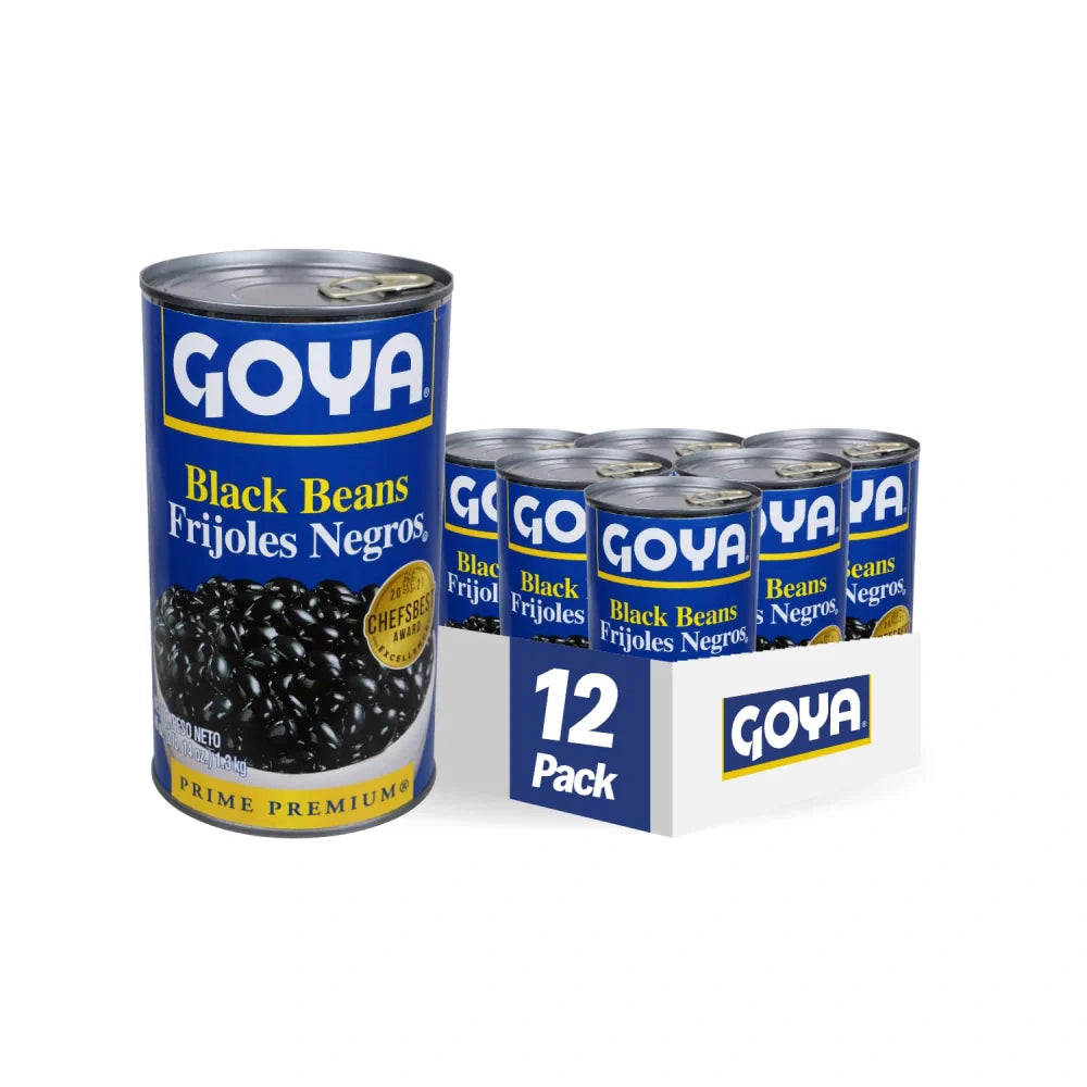 Goya Whole Black Beans 46 oz From Mexmax INC.