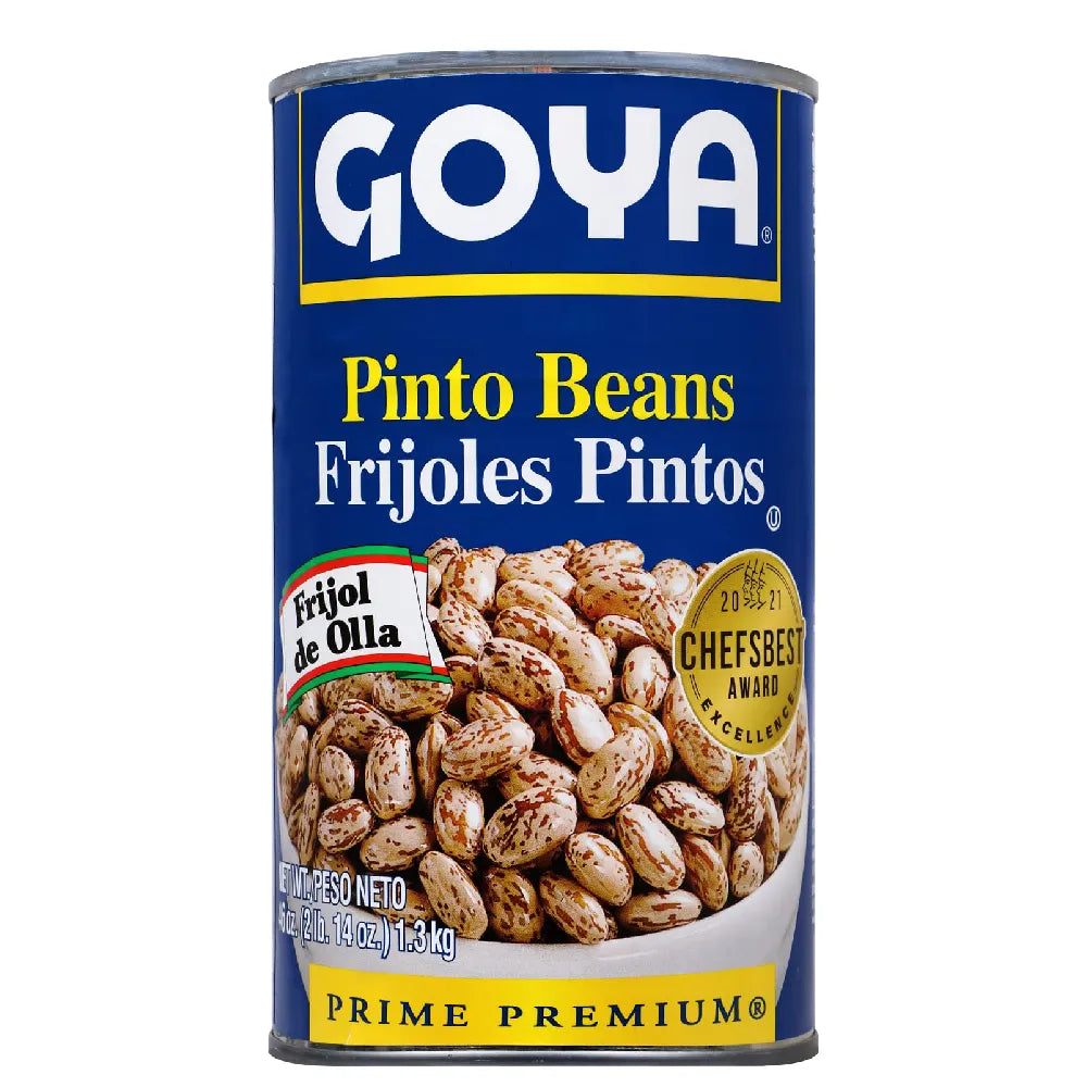 Goya Whole Pinto Beans 12 units of 46 oz cans from Mexmax INC.