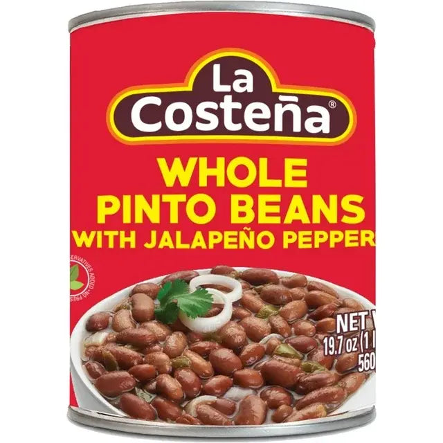 La Coste? Refried Beans with Chipotle 12 units of 19.75oz cans from Mexmax INC.