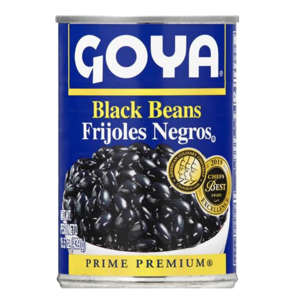Goya Whole Black Beans 15.5 oz From Mexmax INC.