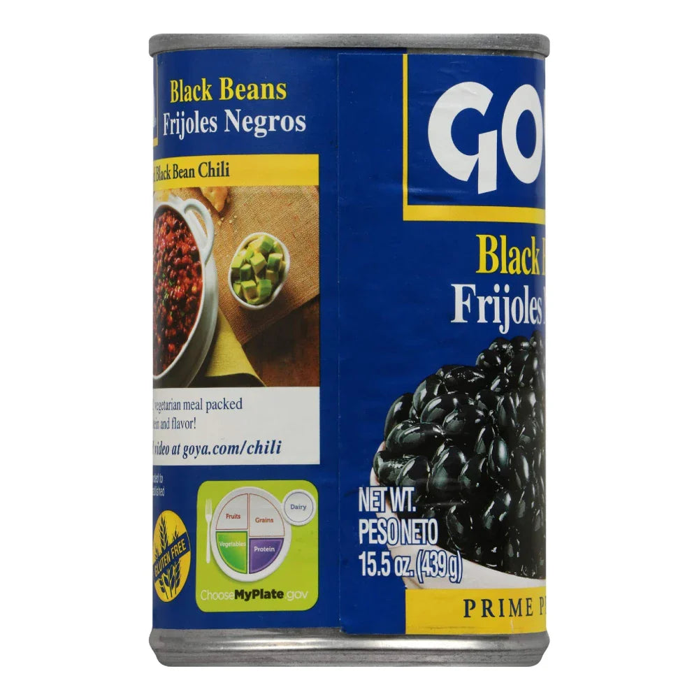 Goya Whole Black Beans 15.5 oz From Mexmax INC.
