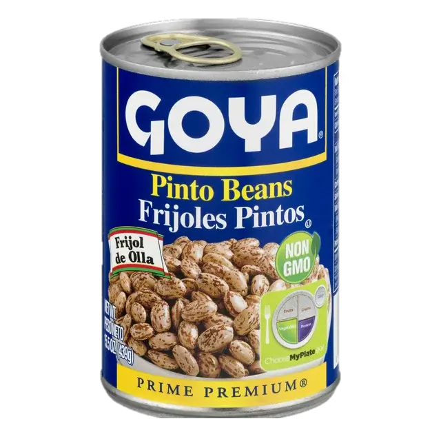 Goya Whole Pinto Beans 24 units (15.5 oz/unit) from Mexmax INC.