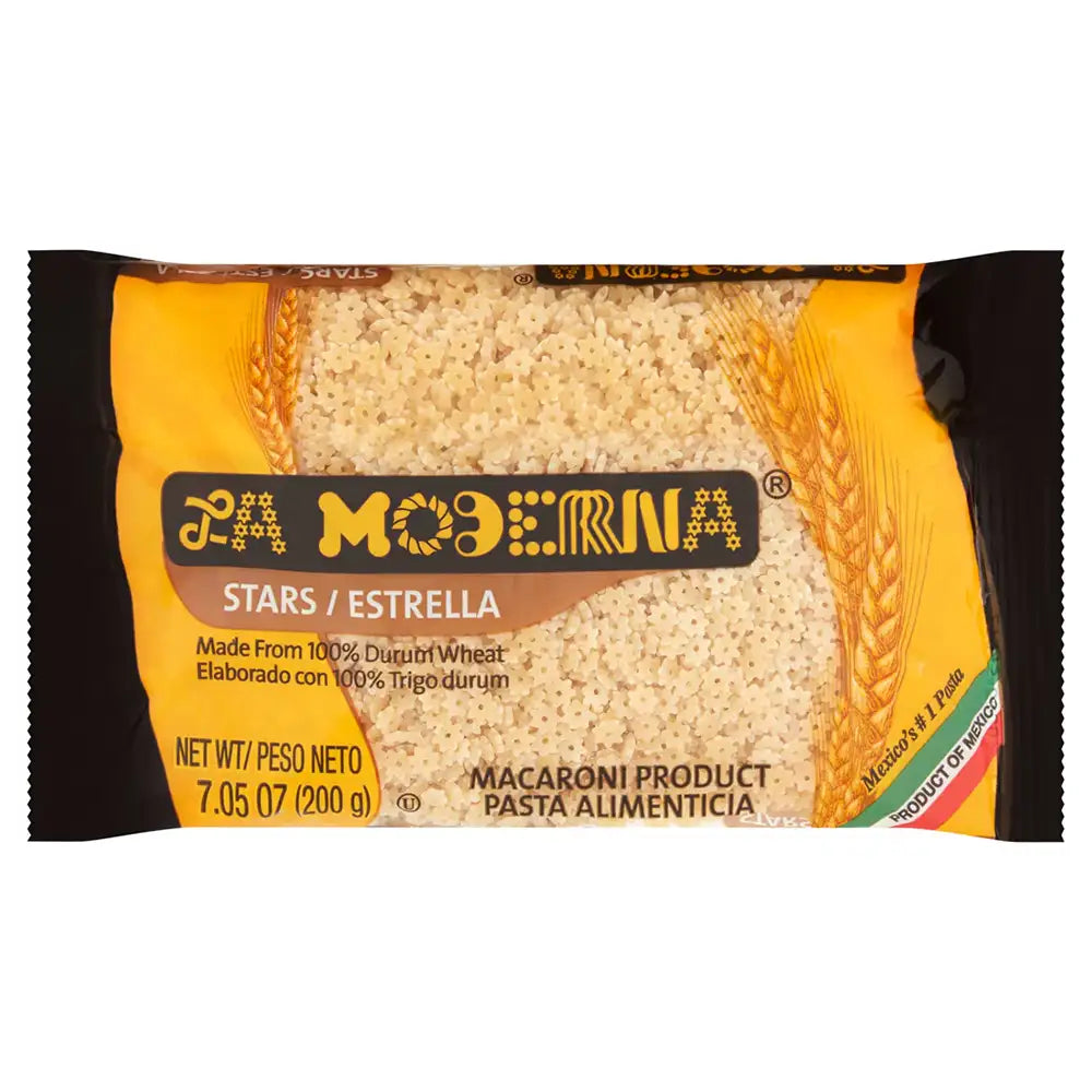 La Moderna Pasta Stars 7 oz From Mexmax INC.