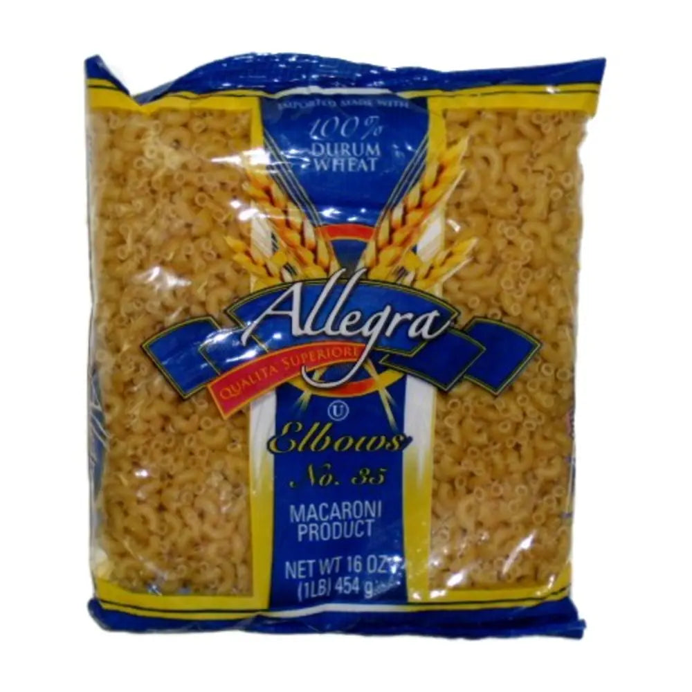 Allegra Elbow Pasta 16 oz From Mexmax INC.