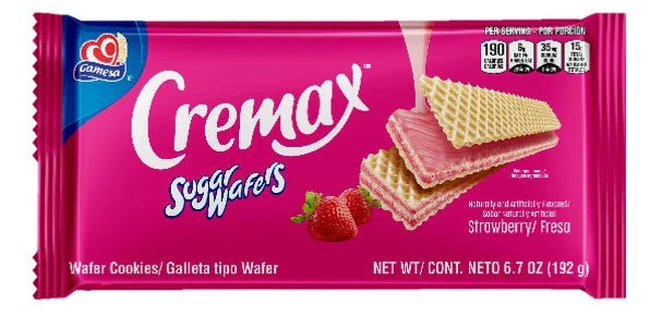 Gamesa Sugar Wafer Strawberry 19 boxes (5.7 oz/box) from Mexmax INC.