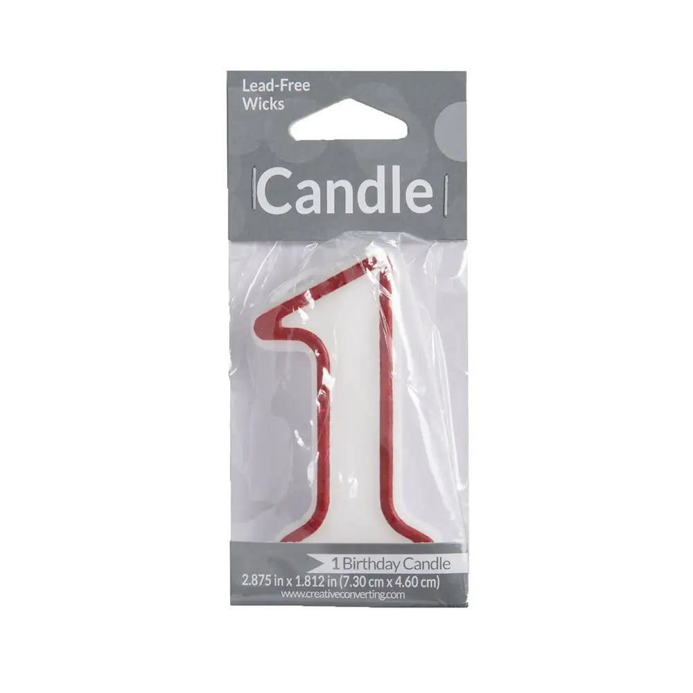 Numeral Birthday Candles 1 1pk from Mexmax INC.