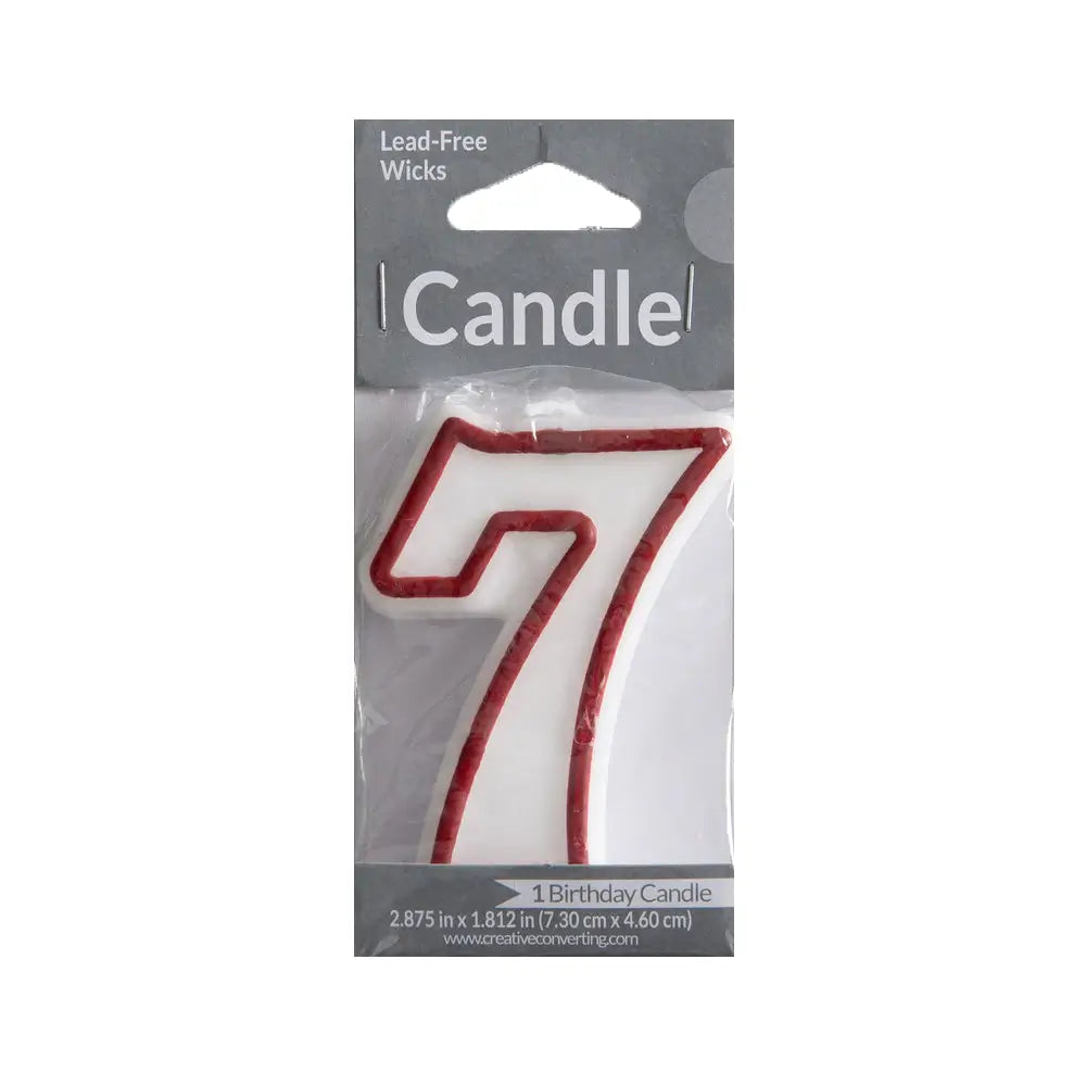 Numeral Birthday Candles 7 1 pk from Mexmax INC.