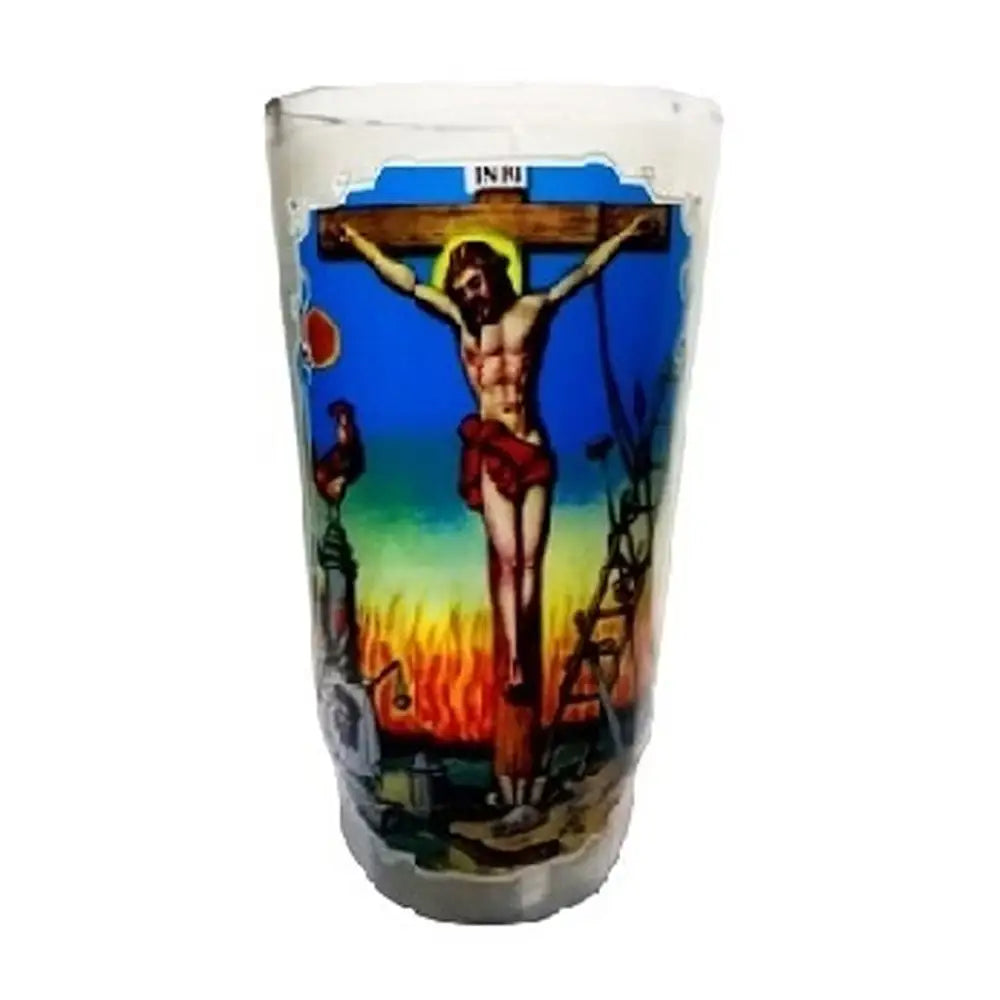 Just Juez White Candle lrg cup 12 units From Mexmax INC.