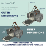 Mr. Peanut's Gold Series Big Apple XL Size Airline Compliant Double Expandable Pet Carrier from Mr. Peanut's Pet Carriers