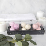 3 Square Shaped Clear Boxes With Rectangle Tray Gray from Hammont