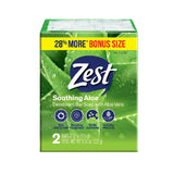 Zest Fresh Aloe Bar Soap 2pk 4.12 oz From Mexmax INC.
