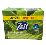 Zest Fresh Aloe Bar Soap 2pk 4.12 oz From Mexmax INC.