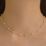 DAINTY PEARL NECKLACE from Ashlen