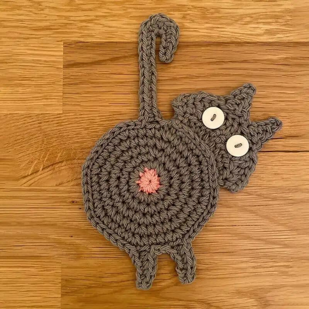Cat Butt Coaster from Moderny