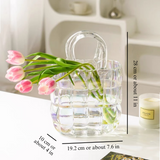 Glamour Glass Handbag Vase from Moderny